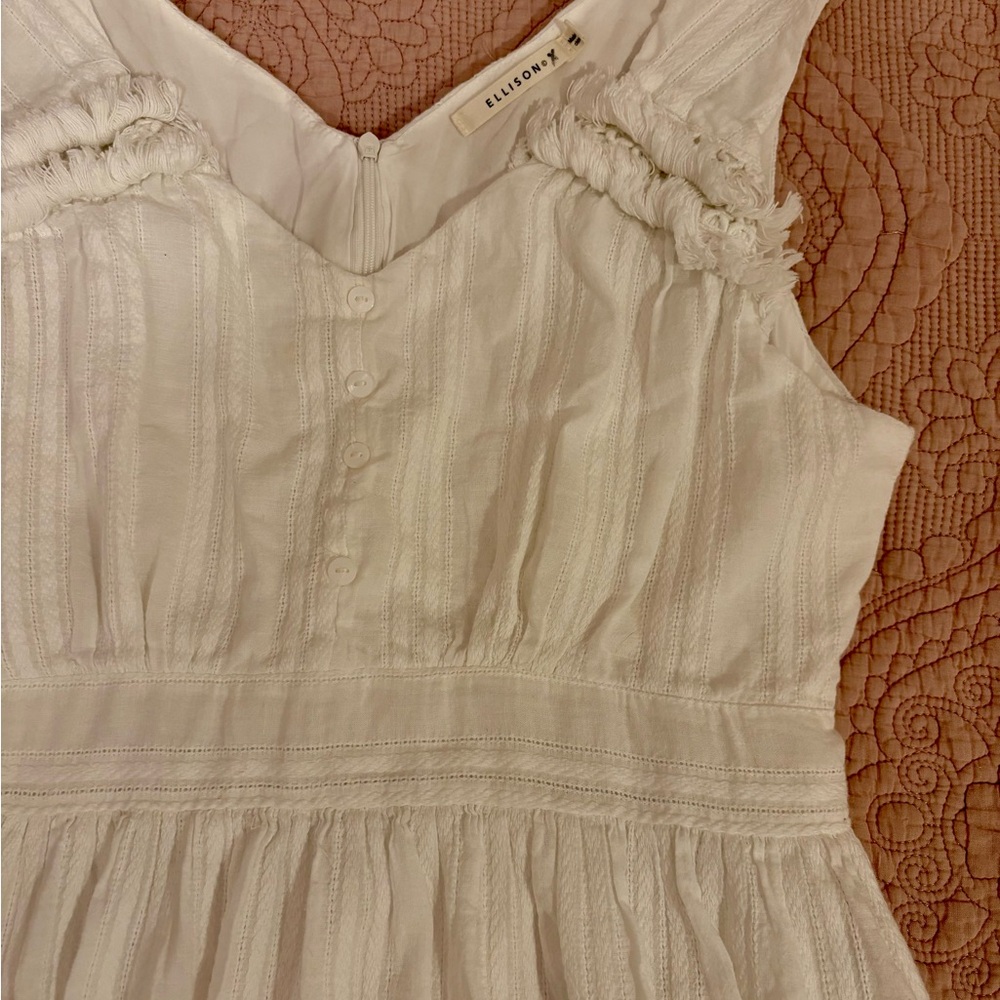 Ellison White Midi Dress - Picture 8 of 9